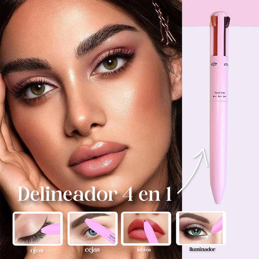 LÁPIZ DE MAQUILLAJE MULTIFUNCIONAL 4 EN 1